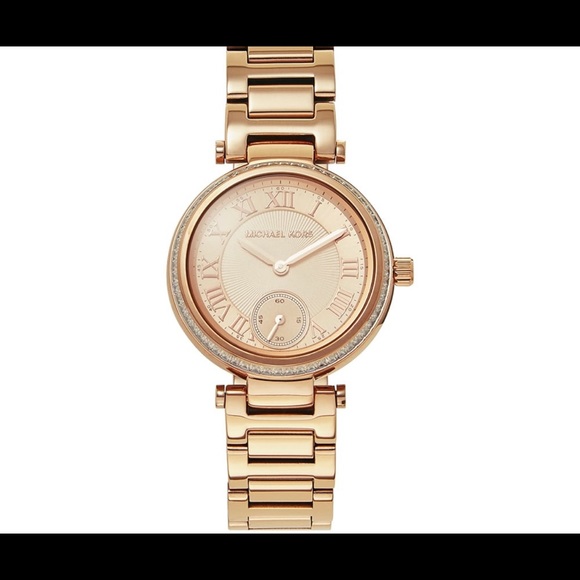 Michael Kors skylar rose gold tone watch